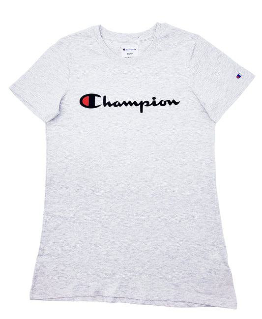 CHAMPION SCRIPT LOGO WOMEN TEE