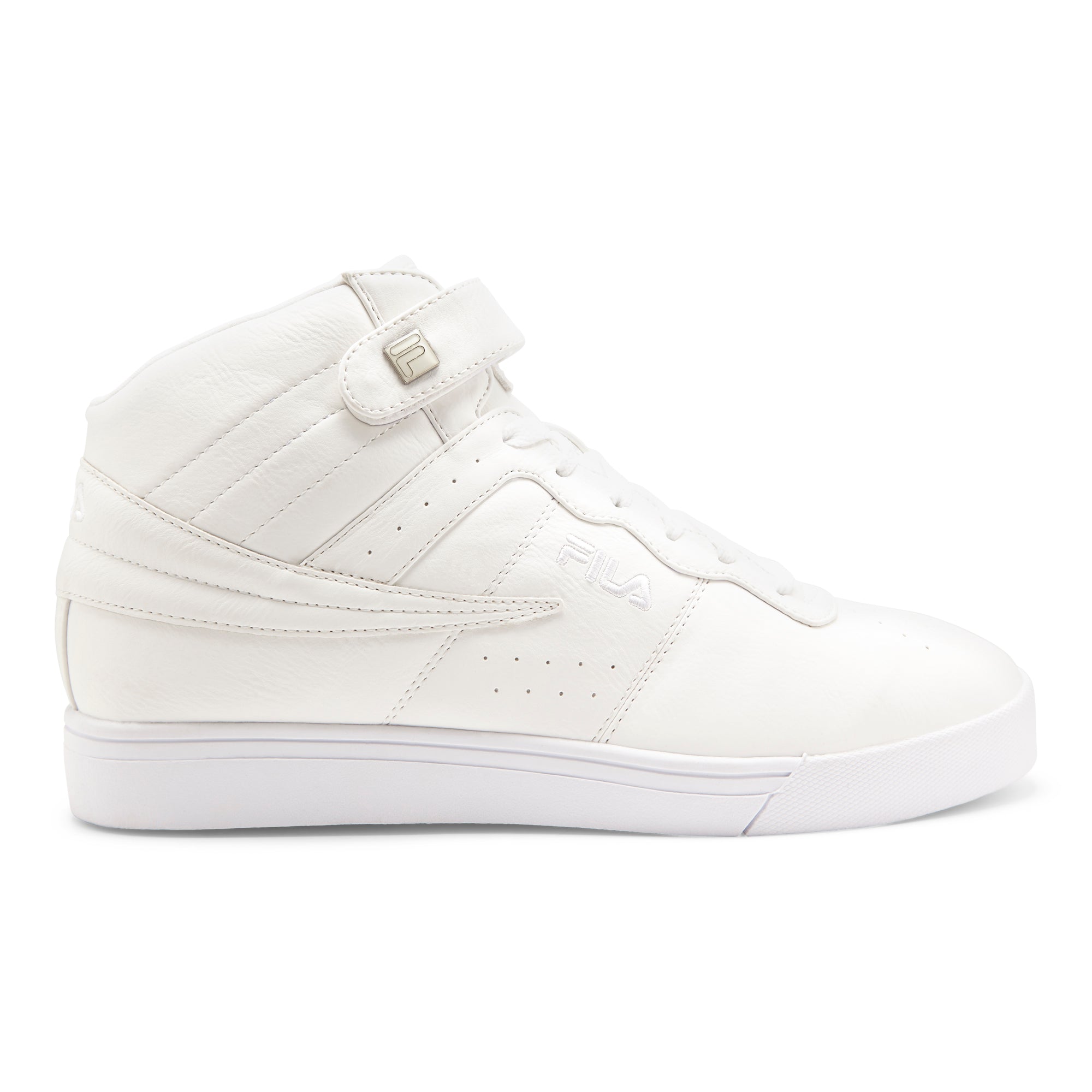 FILA MEN'S VULC 13 DISTRESS HIGH TOP SHOE (WHITE)