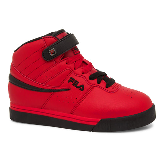 KIDS FILA VULC 13 HIGH TOP SHOES (RED)