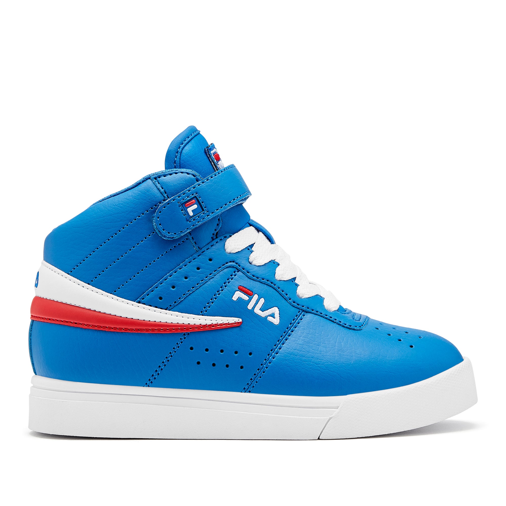 KIDS FILA VULC 13 HIGH TOP SHOES ROYAL BLUE