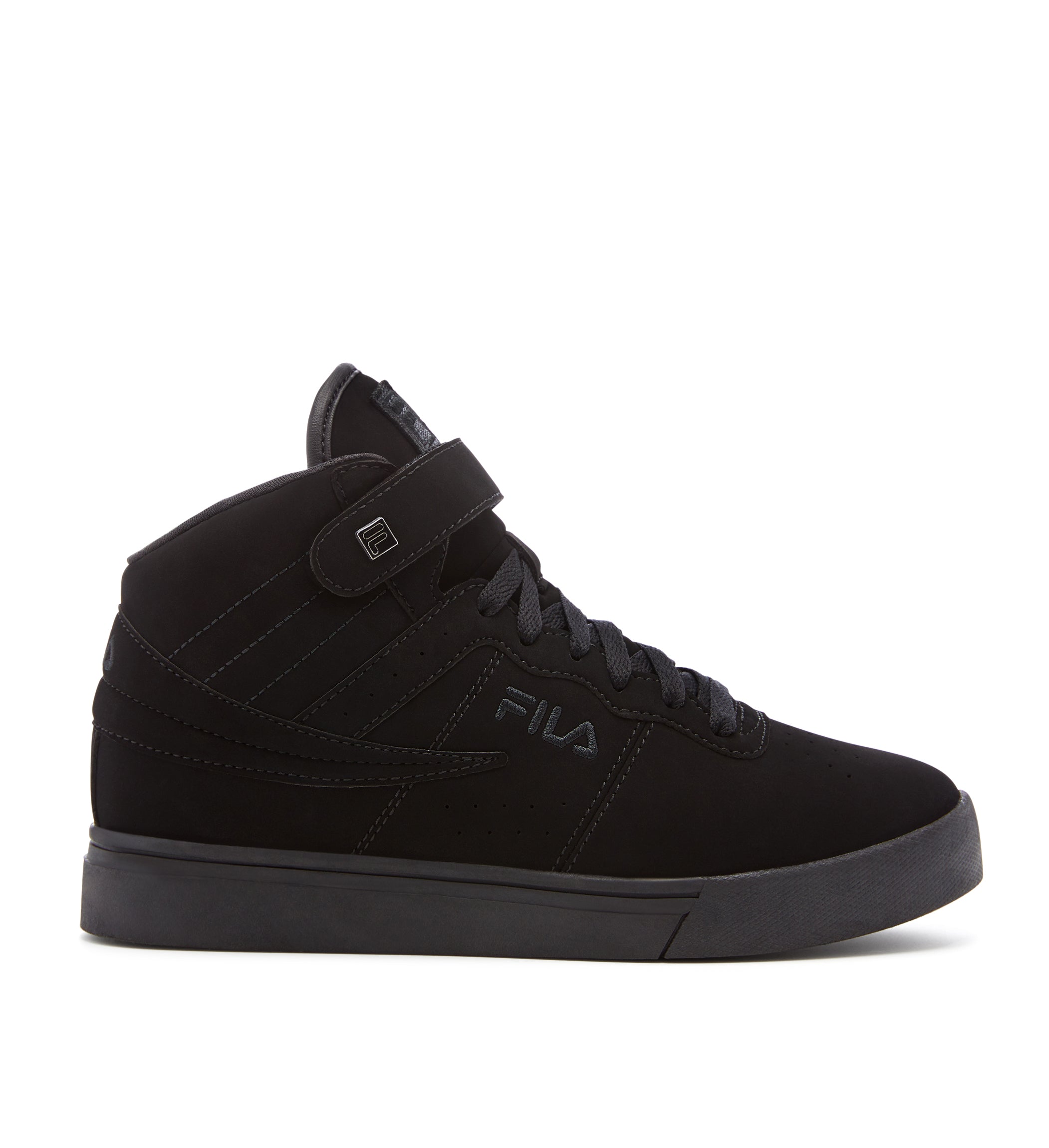 FILA WOMEN'S VULC 13 HIGH TOP SHOES (BLACK)