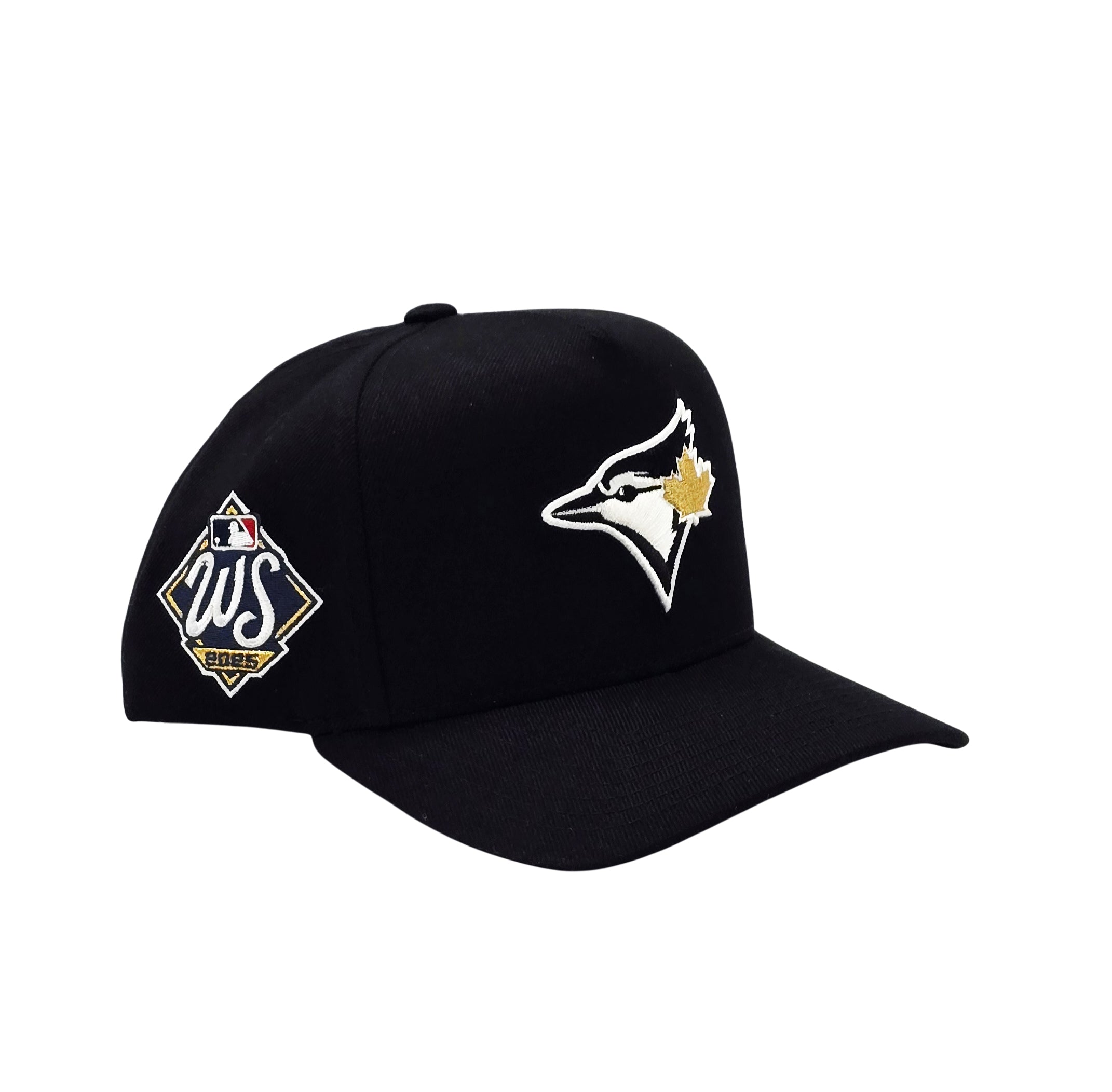MITCHELL & NESS MLB TORONTO BLUE JAYS WORLD SERIES 2025 BLACK/GOLD SNAPBACK CAP