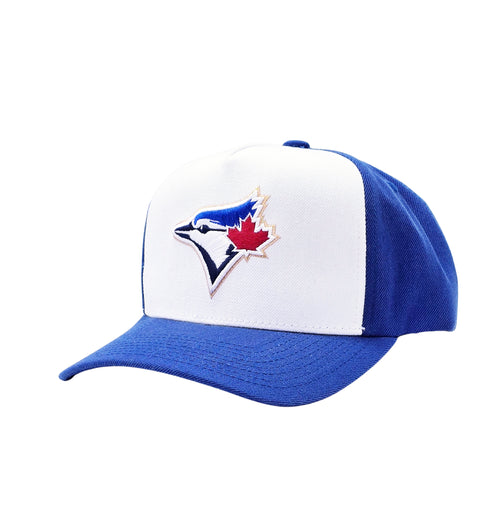 MITCHELL & NESS MLB TORONTO BLUE JAYS WORLD SERIES 2025 WHITE/ROYAL BLUE SNAPBACK CAP