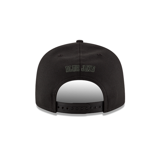 9FIFTY TORONTO BLUE JAYS RED LEAF LOGO ON BLACK SNAPBACK (BLACK)