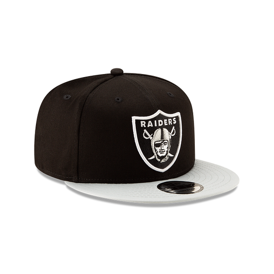MEN'S 950 NFL LAS VEGAS RAIDERS BLACK/GREY BASIC SNAPBACK HAT