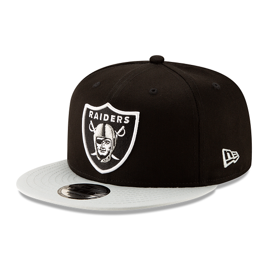 MEN'S 950 NFL LAS VEGAS RAIDERS BLACK/GREY BASIC SNAPBACK HAT