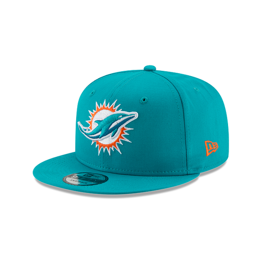 9FIFTY NEW ERA MIAMI DOLPHINS TEAL SNAPBACK HAT