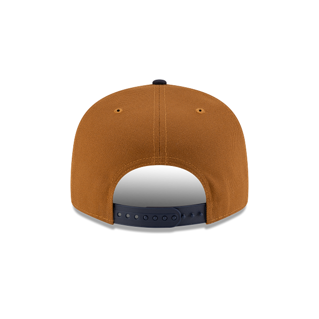 9FIFTY NEW ERA MEN'S MLB NEW YORK YANKEES BROWN/NAVY BLUE SNAPBACK HAT
