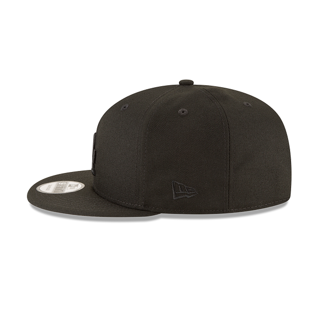9FIFTY LOS ANGELES DODGERS ALL BLACK BASIC SNAPBACK HAT