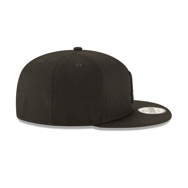 9FIFTY LOS ANGELES DODGERS ALL BLACK BASIC SNAPBACK HAT