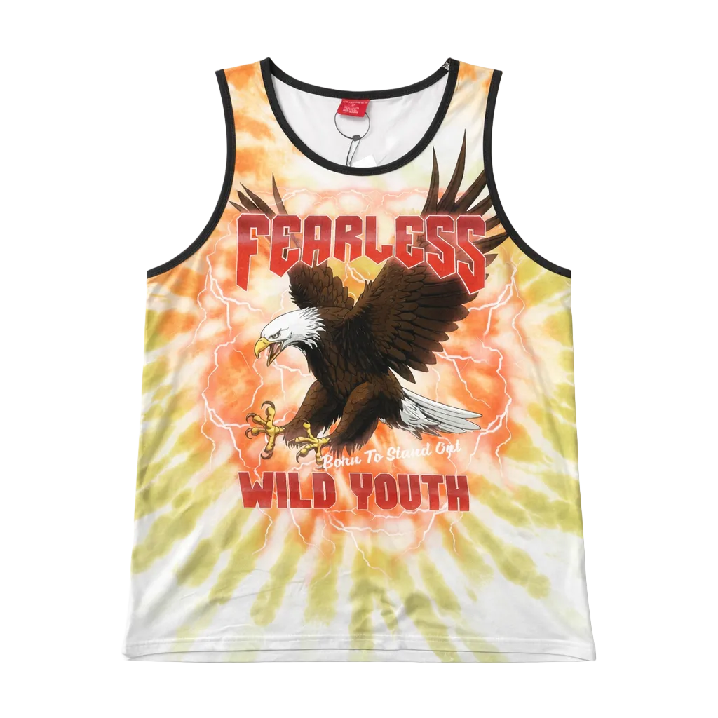 VICTORIOUS EAGLE TIE DYE TANK TOP