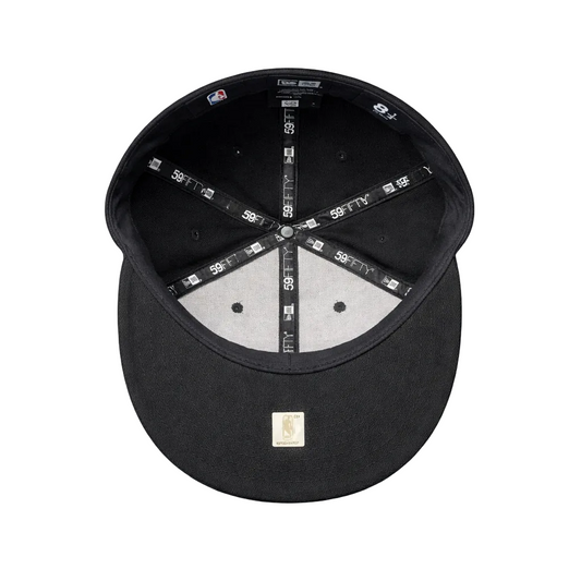 MEN'S TORONTO RAPTORS 5950 FITTED BLACK ON BLACK