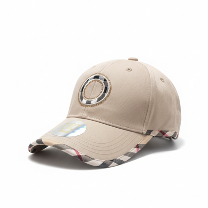 KAVALI MEN'S DESIGNER KHAKI ADJUSTABLE VELCRO CAP