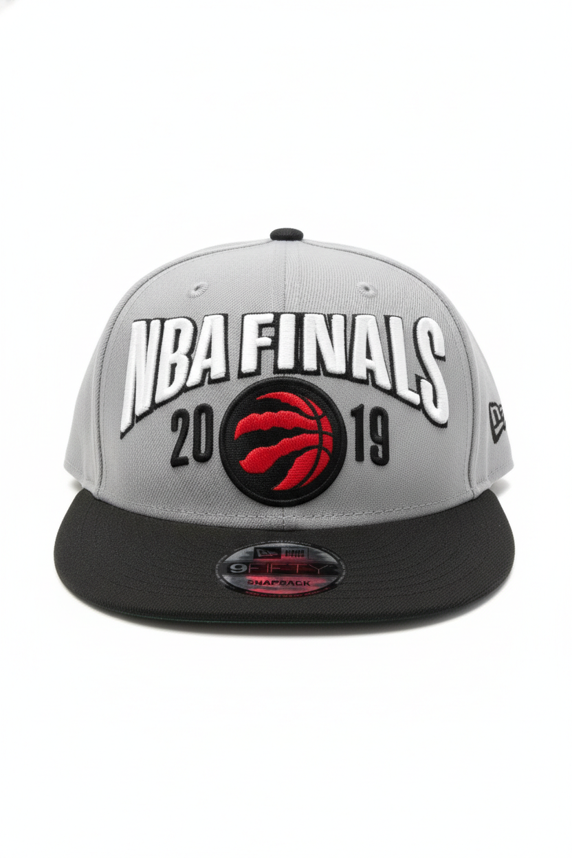 NEW ERA 9FIFTY NBA 2019 FINALS TORONTO RAPTORS GREY/BLACK SNAPBACK HAT
