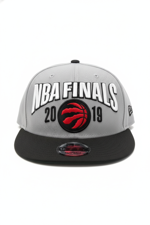 NEW ERA 9FIFTY NBA 2019 FINALS TORONTO RAPTORS GREY/BLACK SNAPBACK HAT