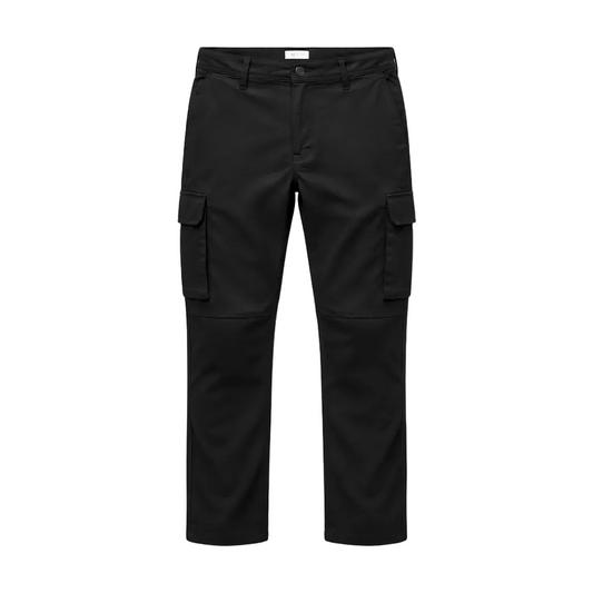 PROJEK RAW MEN'S BUNGEE RELAXED CARGO PANT (BLACK 148111)