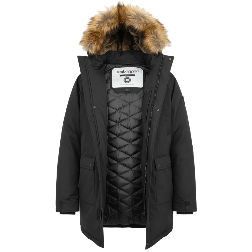 MENS TOBOGGAN WINTER JACKET(BLACK)