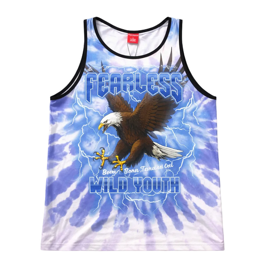 VICTORIOUS EAGLE TIE DYE TANK TOP