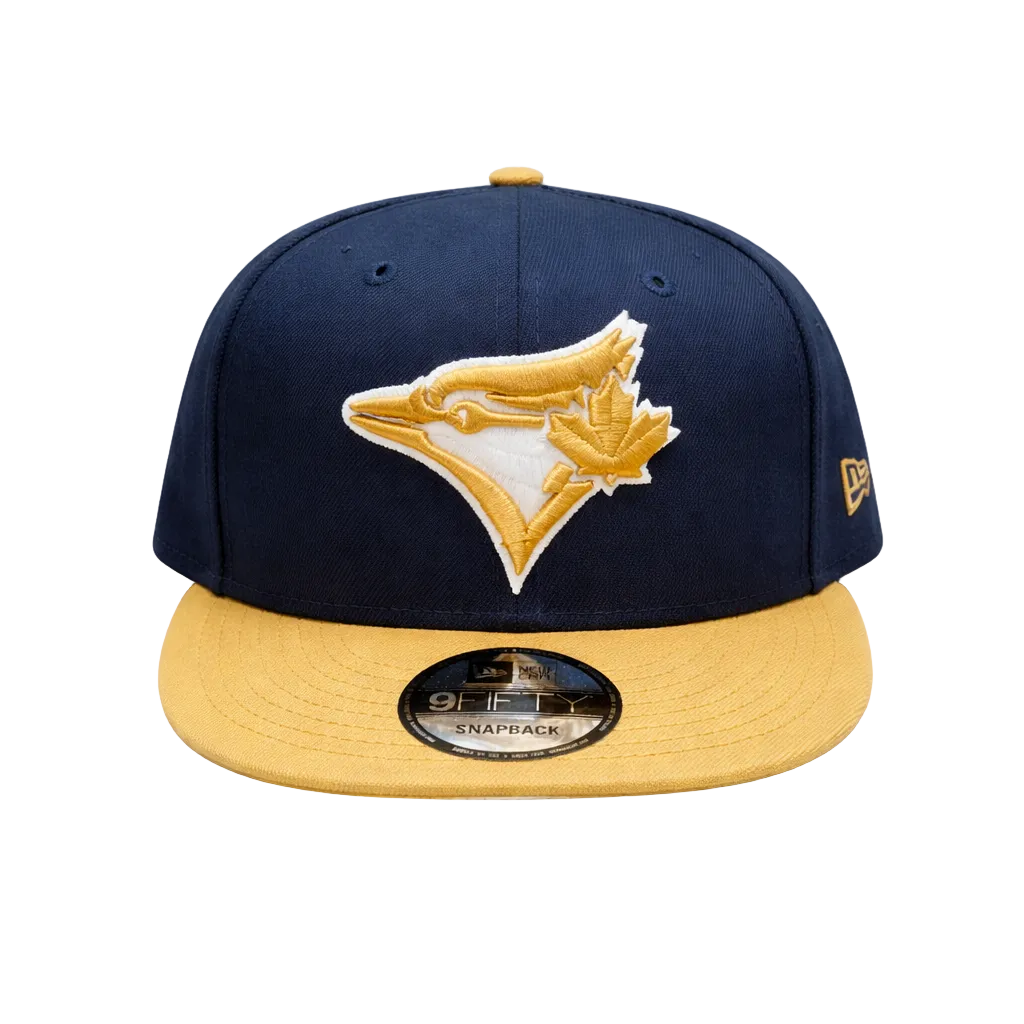 9FIFTY NEW ERA MLB TORONTO BLUE JAYS NAVY BLUE & BROWN SNAPBACK HAT