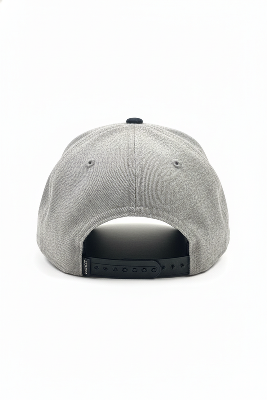MEN'S 950 TORONTO GREY WITH BLACK BRIM SNAPBACK HAT