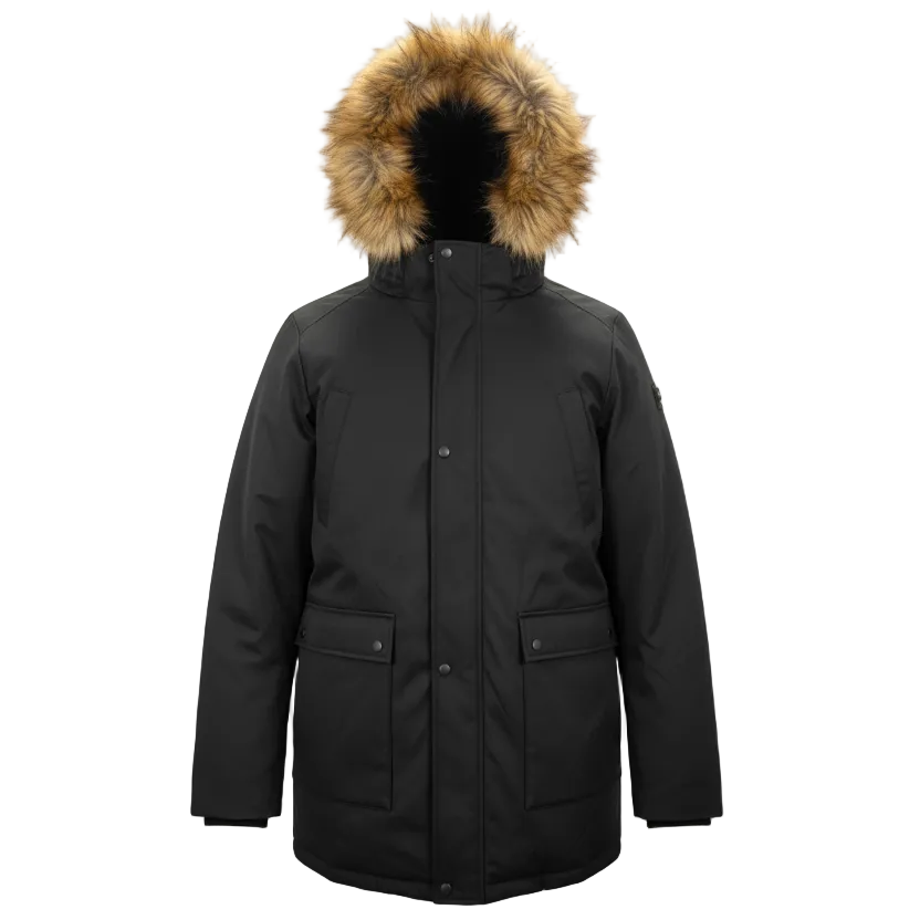 MENS TOBOGGAN WINTER JACKET(BLACK)