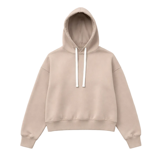 BUFFALO WOMEN'S HOODIE(TAN)