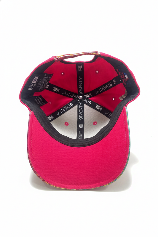 KIDS NEW ERA BOSTON BRUINS PINK/RAINBOW CAP