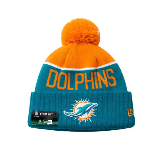 NEW ERA NFL SPORT KNIT MIAMI DOLPHINS TEAL TOUQUE (11155141)