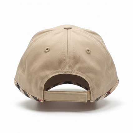 KAVALI MEN'S DESIGNER KHAKI ADJUSTABLE VELCRO CAP