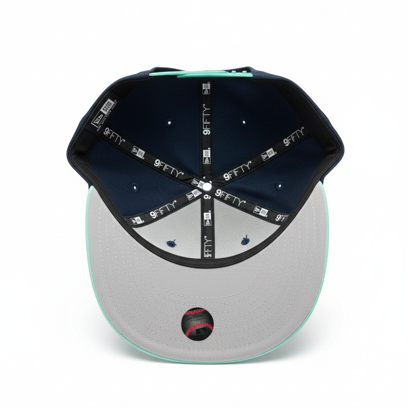 9FIFTY NEW ERA MLB TORONTO BLUE JAYS NAVY BLUE & TEAL SNAPBACK HAT