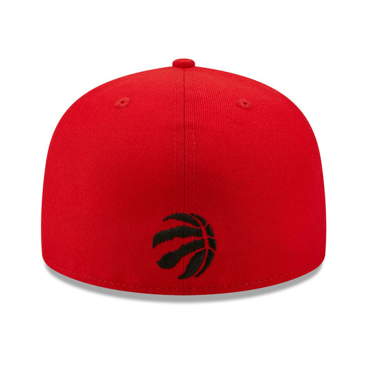 NEW ERA 59FIFTY TORONTO RAPTORS RED SCORED FITTED HAT