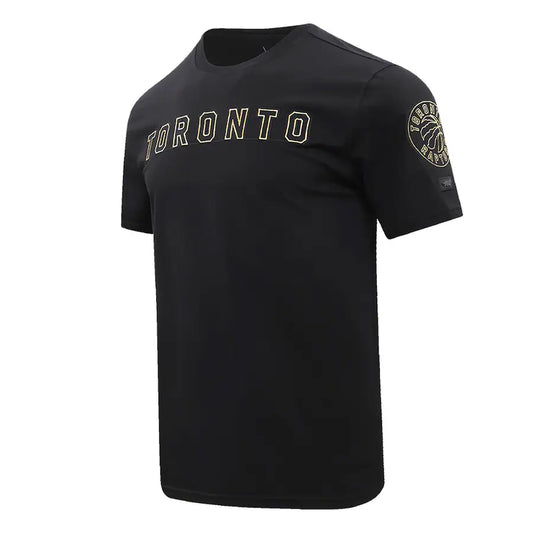 PRO STANDARD NBA TORONTO RAPTORS BLACK/GOLD MEN'S T-SHIRT