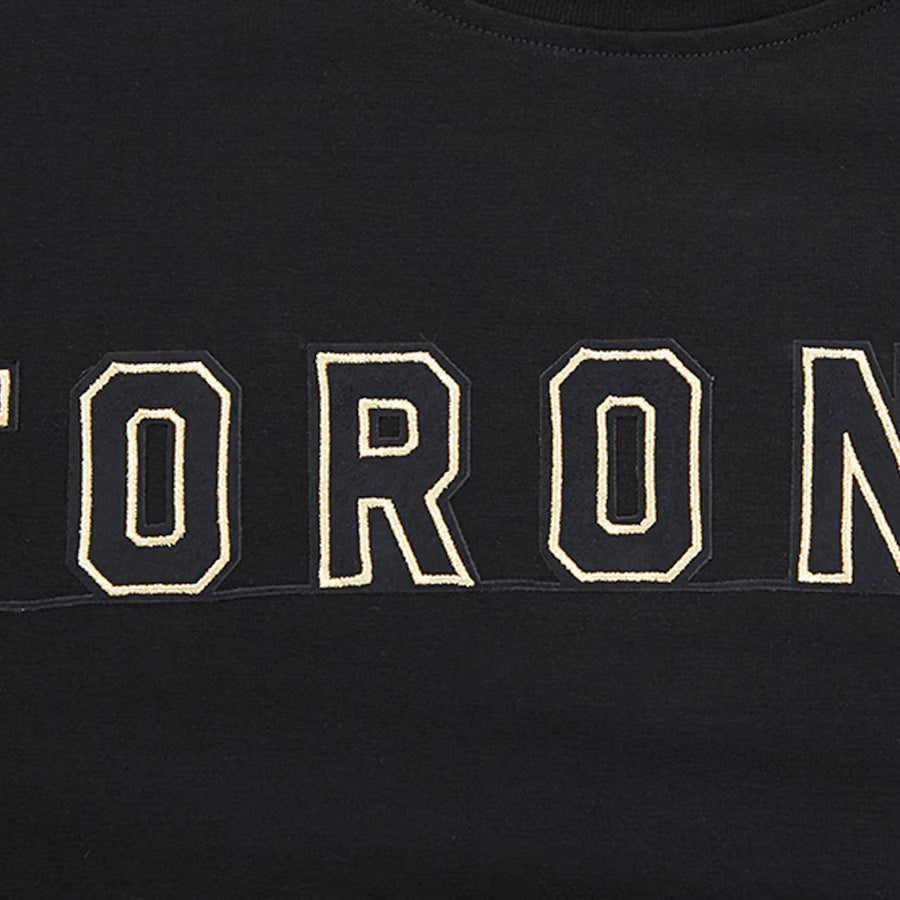 PRO STANDARD NBA TORONTO RAPTORS BLACK/GOLD MEN'S T-SHIRT