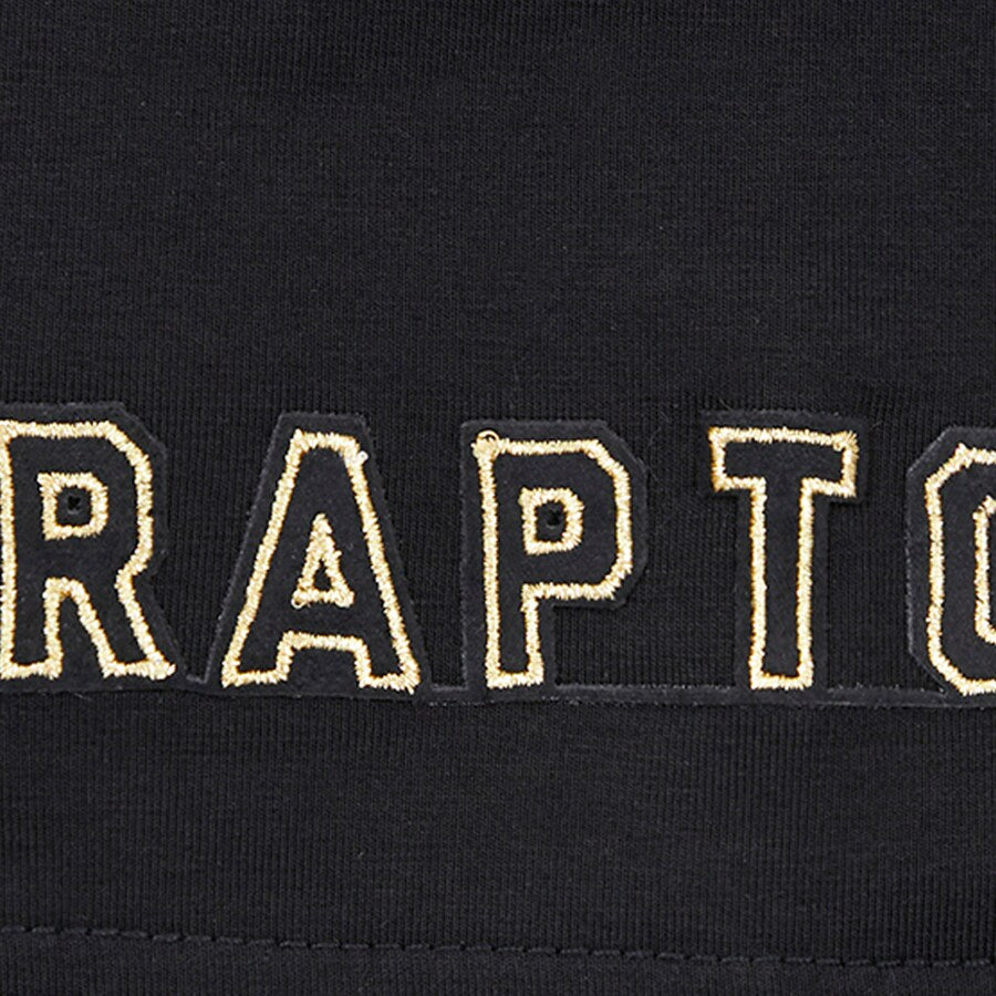 PRO STANDARD NBA TORONTO RAPTORS BLACK/GOLD MEN'S T-SHIRT