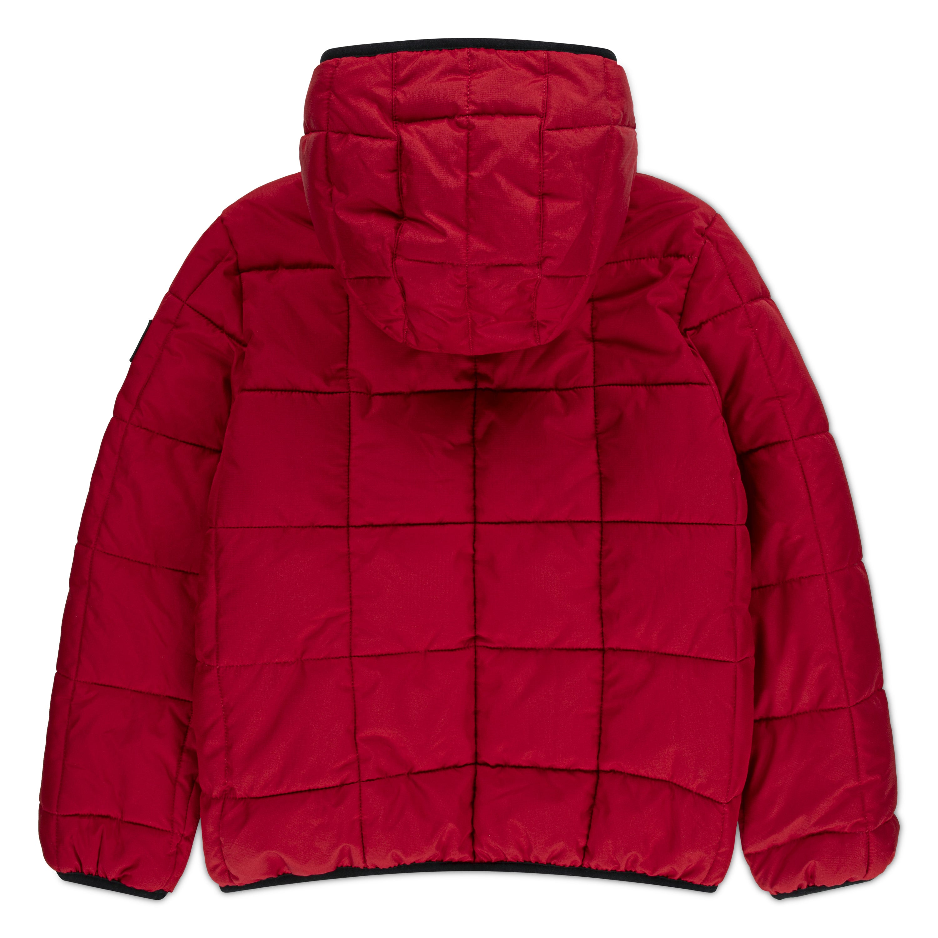 JORDAN ESSENTIAL BOYS MIDWEIGHT RED PUFFER JACKET (SIZE 4-7 YEARS)