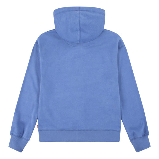 LEVI'S KIDS POSTER LOGO ZIP-UP BLUE HOODIE (YOUTH SIZE S-XL)