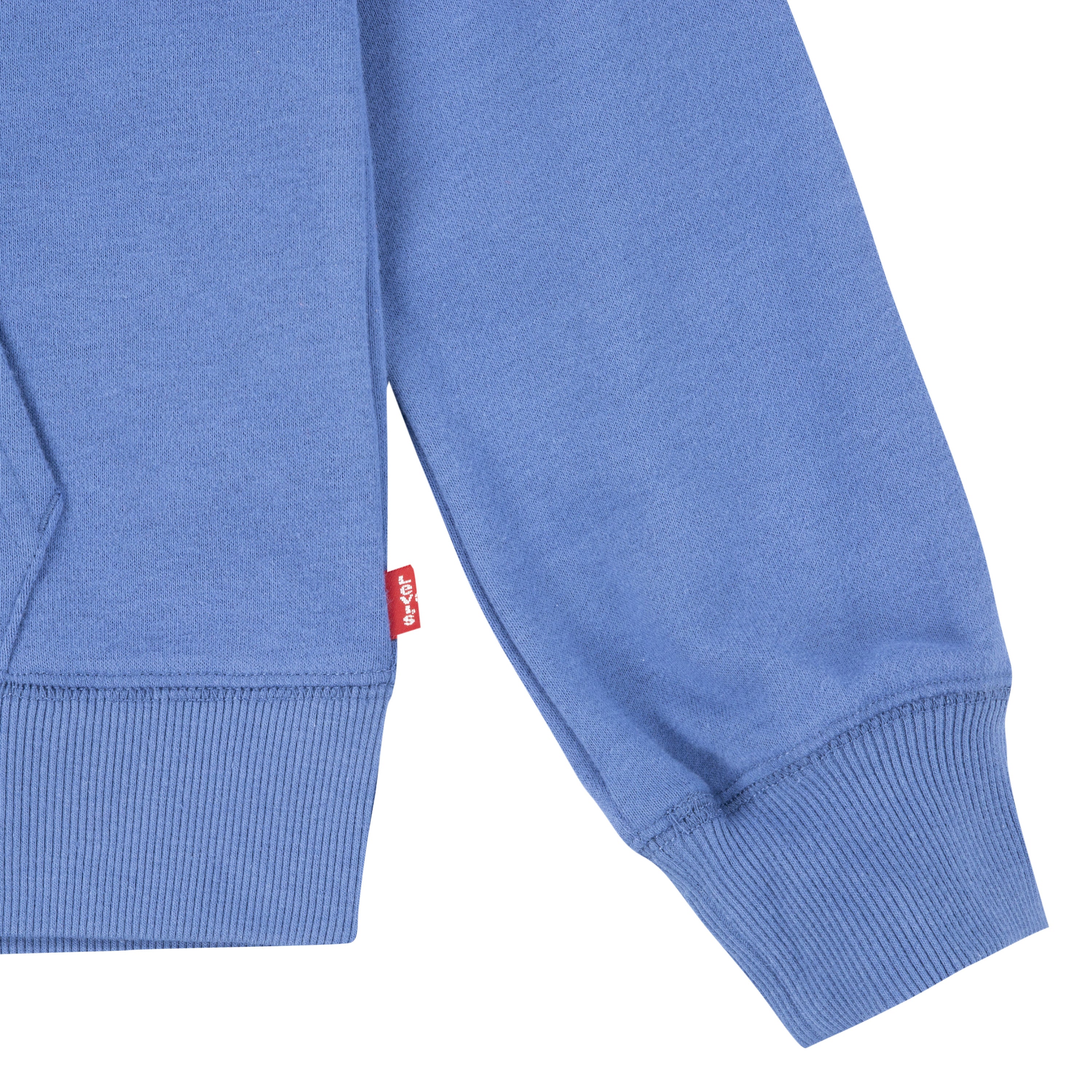 LEVI'S KIDS POSTER LOGO ZIP-UP BLUE HOODIE (YOUTH SIZE S-XL)