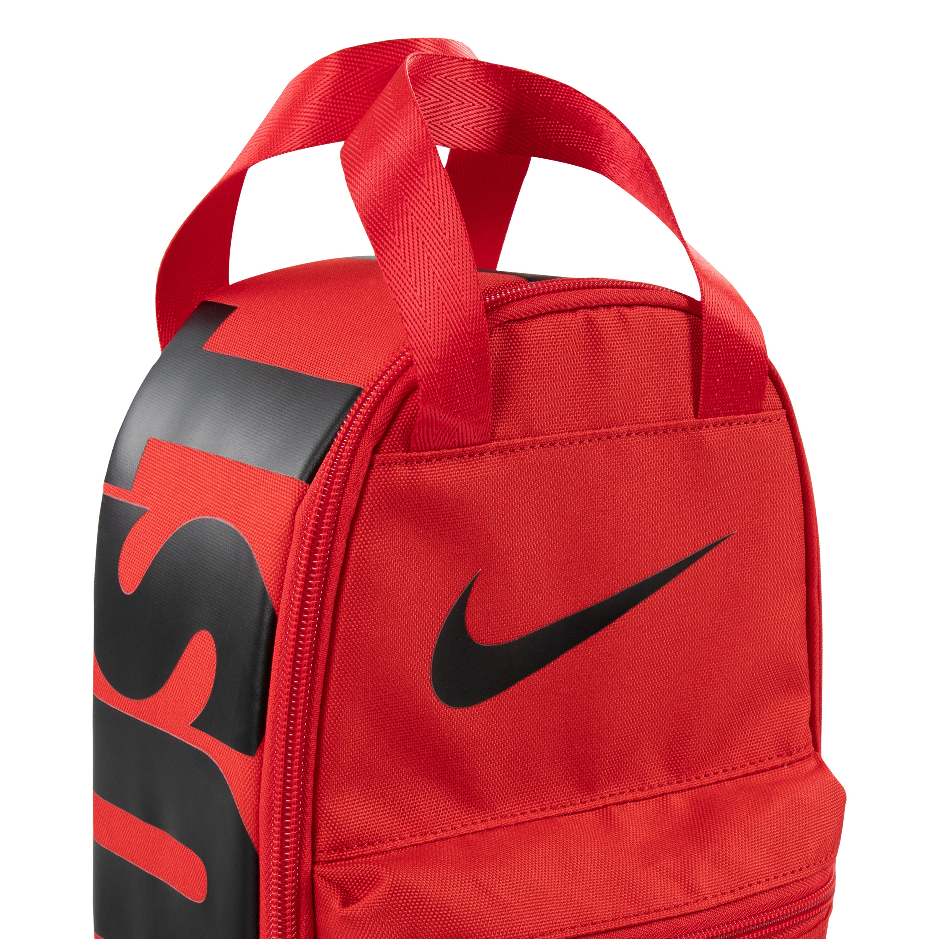 NIKE KIDS ZIP PULL UNIVERSITY RED & BLACK LUNCH BAG