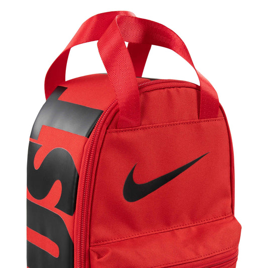 NIKE KIDS ZIP PULL UNIVERSITY RED & BLACK LUNCH BAG