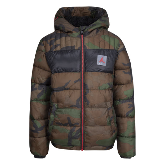 JORDAN YOUTH KIDS HIT MAX MEDIA PUFFER CAMO JACKET (YOUTH SIZE S-XL)