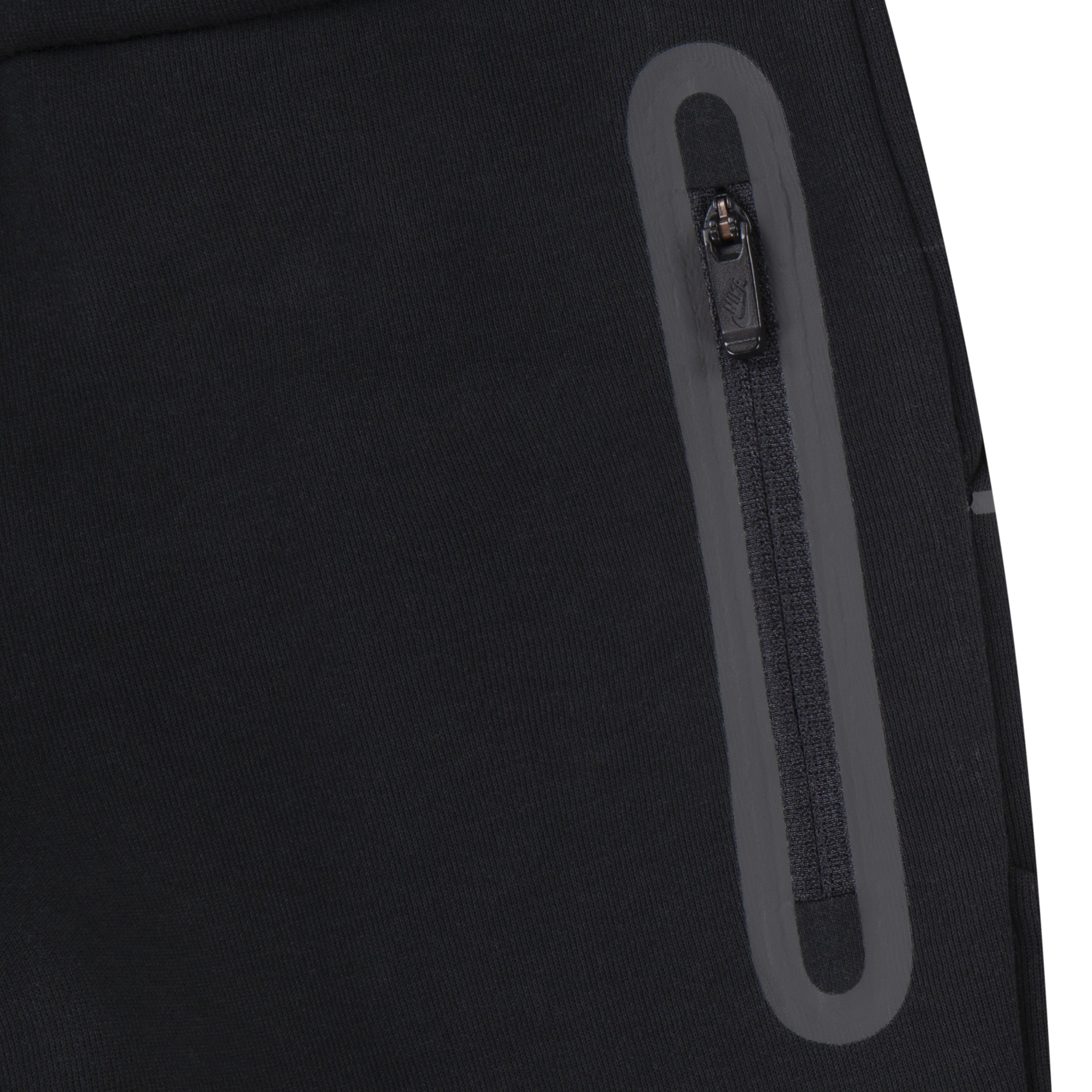NIKE SPORTSWEAR TODDLERS' TECH FLEECE FULL ZIP ALL BLACK HOODIE & JOGGER SET (SIZE 2T-4T)