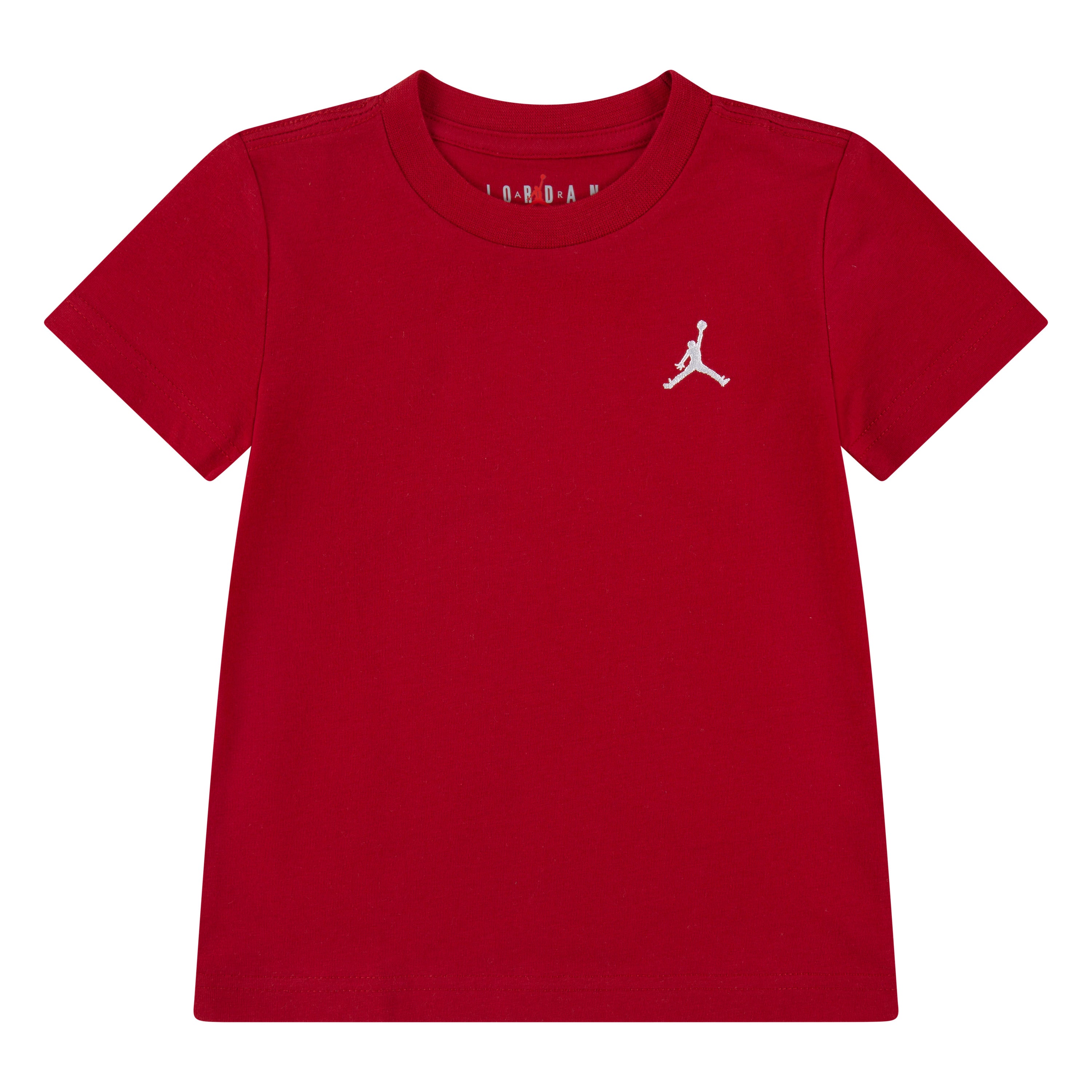 JORDAN TODDLER BOYS' JUMPMAN AIR EMBROIDERED RED T-SHIRT (SIZES 2T-4T)