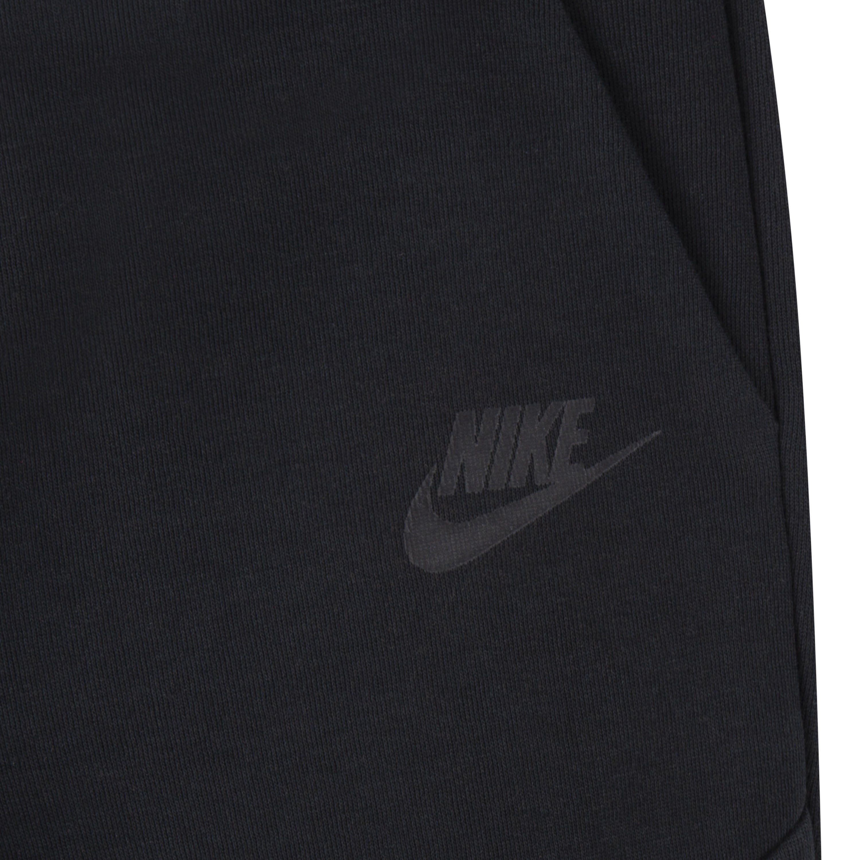 NIKE SPORTSWEAR TODDLERS' TECH FLEECE FULL ZIP ALL BLACK HOODIE & JOGGER SET (SIZE 2T-4T)