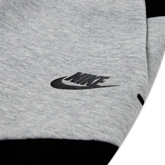 NIKE SPORTSWEAR TODDLERS' TECH FLEECE FULL ZIP BLACK & GREY HOODIE & JOGGER SET (SIZE 2T-4T)