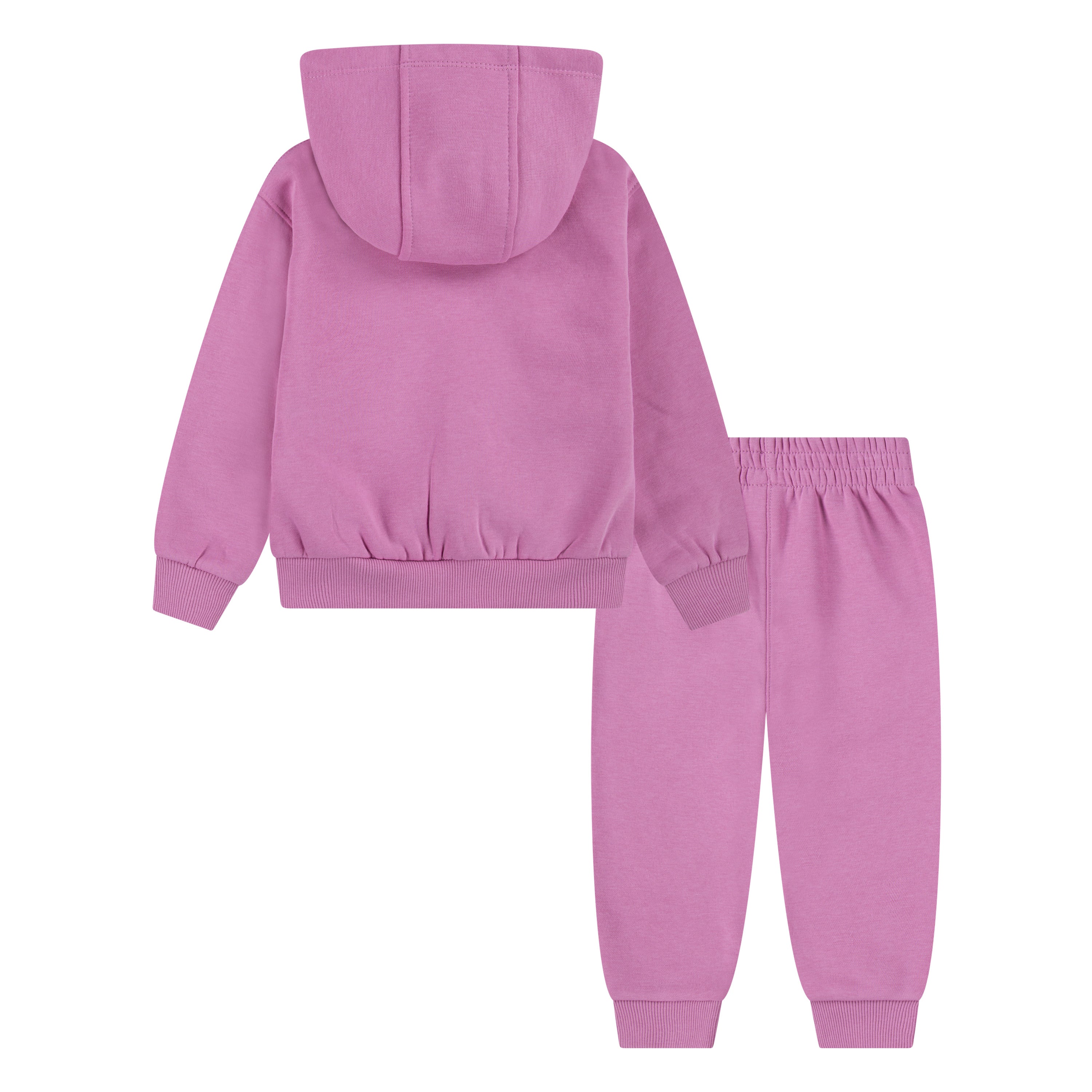 NIKE INFANT GIRLS' FULL-ZIP HOODIE CLUB SET (PINK SIZE 12M-24M)
