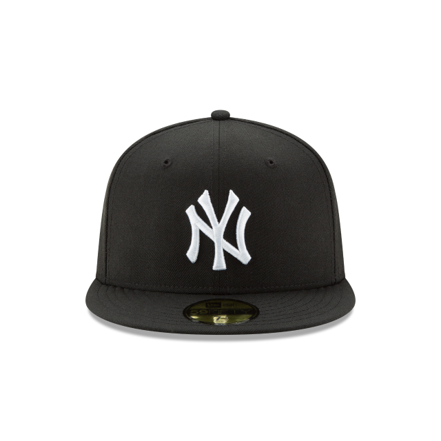 MEN'S NEW YORK YANKEES 5950 FITTED WHITE ON BLACK