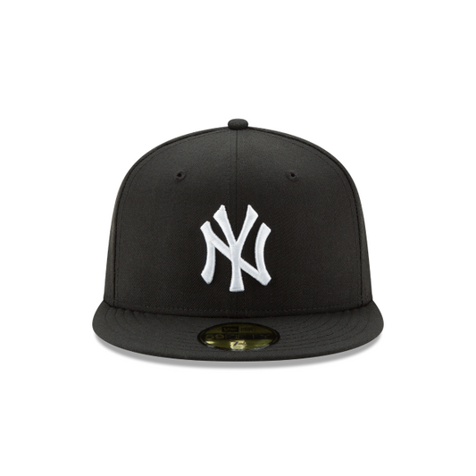 MEN'S NEW YORK YANKEES 5950 FITTED WHITE ON BLACK