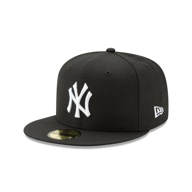 MEN'S NEW YORK YANKEES 5950 FITTED WHITE ON BLACK