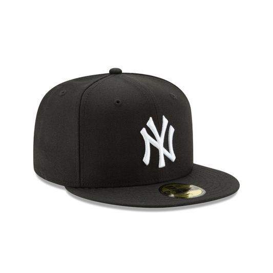MEN'S NEW YORK YANKEES 5950 FITTED WHITE ON BLACK