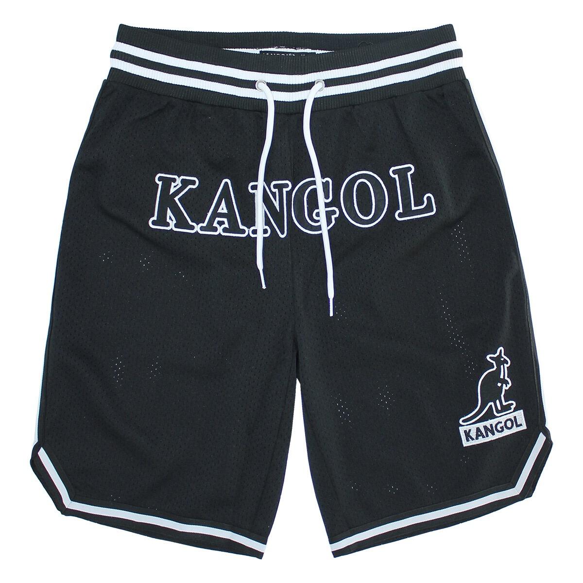 KANGOL MEN'S T-SHIRT/SHORTS BASKETBALL JERSEY SET (BLACK)